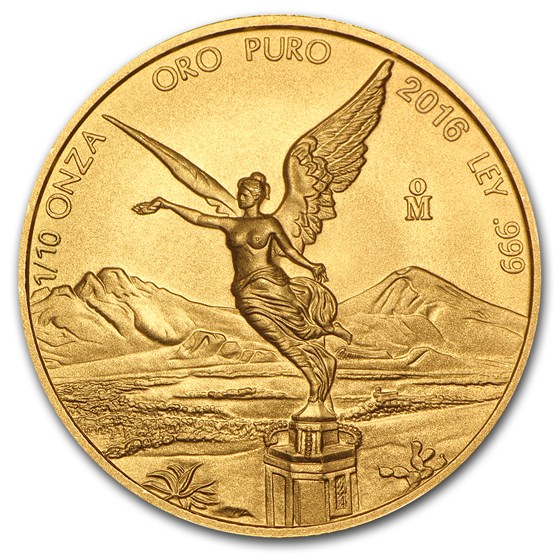 2016 Mexico 1/10 oz Gold Libertad BU 2016 Mexico 1/10 oz Gold Libertad BU